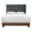 Walnut and Charcoal, variant on Pemberly Row Diamond Tufted Velvet Wood Queen Bed in Walnut/Dusty Rose