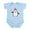 Sky Blue, variant on CafePress - Patriotic Penguin Body Suit - Baby Light Bodysuit, Size Newborn - 24 Months