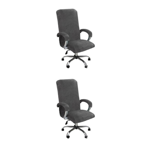 Funda para silla de oficina Toystoory antideslizante gris XL