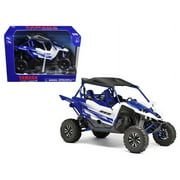 PACK OF 2 - Yamaha YXZ 1000R Triple Cylinder Blue Buggy 1/18 Diecast Model by New Ray