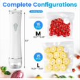 thumbnail image 4 of Selladora Al Vacío para Alimentos con Tanque Visible, Portátil e Inalámbrica, con 30 Bolsas Reutilizables., 4 of 5