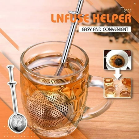 

Sphere Mesh Tea Strainer Stainless Steel Telescopic Handle Tea Ball Tea Infuser Kitchen Gadget Coffee Herb Spice Filter New