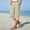 A1 Khaki, variant on Capri Pants for Women Cropped Capri Length Side Button Multi Pockets Pedal Pushers for Women Womens Pull on Capris Travel Pants Women Pull on Capris for Women Vacation Blue 2XL