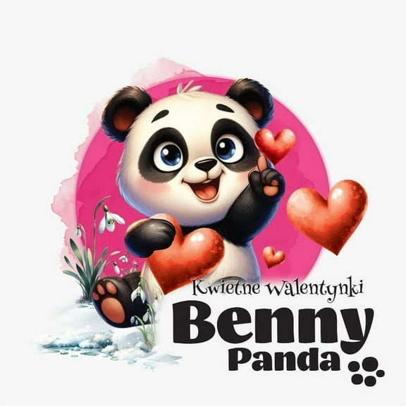 Panda Benny - Kwietne Walentynki, (Paperback)