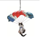 thumbnail image 1 of Adorno colgante para coche, decoración interior para coche, colgante creativo y adorable de gato para coche, accesorios para el interior del coche de niñas, 1 of 5