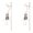 A, variant on 2pcs Halloween Cat Wand Toy, Cute Ghost Feather Teaser Pole with Bells, Funny Dog Stick for Indoor Outdoor Home Office Dogs Cats