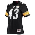thumbnail image 2 of Women's Mitchell & Ness Troy Polamalu Black Pittsburgh Steelers Legacy Replica Team Jersey, 2 of 3