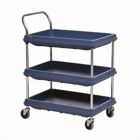 Metro Utility Cart,400 lb. Load Cap., PE BC2030-3DBL