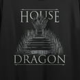 thumbnail image 2 of House of the Dragon Title Logo Women's Black Crop Tee-XS, 2 of 7