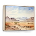 thumbnail image 3 of Designart "Ancient Egypt's Desert Charm II" Oversized Landscapes Framed Wall Art - Traditional White Egypt Hallway Framed Wall Art Decor, 3 of 7