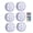 1 controller 6 Lamp, variant on 10leds RGB Submersible Light Underwater LED Night Light Swimming Pool Light For Outdoor Vase Fish Tank Pond Disco Wedding Party ,Low Energy
