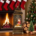 thumbnail image 4 of KER Snow Globe Music With Rotating Ornament And LED Lights Holiday Desktop For Home Festive Party 500ml Liquid, 4 of 6