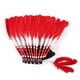 thumbnail image 3 of Tocado de plumas indio, tocado indio nativo americano para actuaciones de cosplay Rojo Blanco, 3 of 8