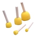 thumbnail image 3 of sweethay Juego de brochas de esponja de espuma de pintura redonda surtida, herramientas de pintura Stippler para niños, manualidades de pintura Type2, 3 of 6