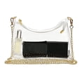 thumbnail image 3 of Wdgfv Clear Bag for Stadium Events Womens Purse Handbags Small Purse shoulder bag Crossbody Bag Gold One Size, 3 of 3