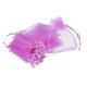 thumbnail image 1 of 100uds Organza Bolsas 5x7cm Cordón Favor Bolsas Transparente Malla Bolsa para Regalo Joyería Boda Fiesta Navidad Dulces Oscuro Púrpura, 1 of 7