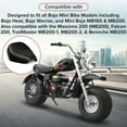 thumbnail image 2 of AlveyTech Black Replacement Seat -  Fits 196cc 6.5HP Massimo MB200, Baja Heat Warrior MB165 & MB200, 2 of 9