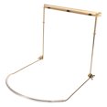 thumbnail image 2 of MOVTOTOP Golden Metal Harmonica Neck Holder for Performance with 24 Holes Compatibility and Easy Carry Design, 2 of 7