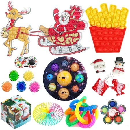 COUTEXYI Sensory Fidget Toys Set, 21Pcs Relieving Stress and Anxiety Toys Kit