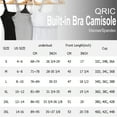 thumbnail image 3 of QRIC Women Padded Built-in Shelf Bra Camisole Summer Tank Top for Women Adjustable Straps (S-3XL), 3 of 7