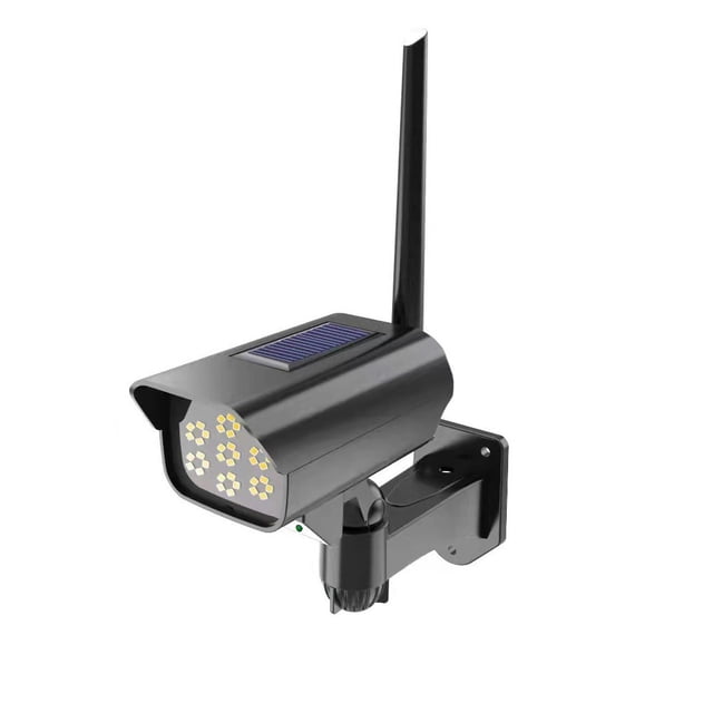 Yuarrent Luz solar Iluminación de pared Lámpara de carretera Jardín Impermeable Instalación práctica Patio multipropósito Luces de calle Antirrobo Iluminación y accesorios Negro Yuarrent HA073532-01