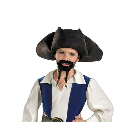 Morris costumes DG18639 Pirate Hat Must Goatee Chld