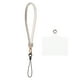 thumbnail image 1 of 1 Pcs Lanyard para Teléfono, Correa de Muñeca Desmontable con Brillos y Parches para Funda de Teléfono, Blanca, 1 of 7