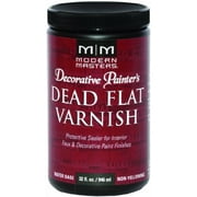 Modern Masters Semi-Gloss Clear Water-Based Dead Flat Varnish 32 oz