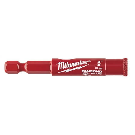 UPC: 0045242223763 | Milwaukee 3/8 In. x 2-1/8 In. Diamond Glass & Tile Drill Bit