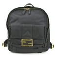 thumbnail image 1 of Pre-Owned Fendi FENDI Backpack Nylon Black Gold Women's 8BZ048-A94G e60751g, 1 of 5