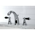 thumbnail image 4 of Kingston Brass KB981AKL Duchess Widespread Bathroom Faucet with Plastic Pop-Up, Polished Chrome, 4 of 5