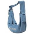 thumbnail image 1 of Touchdog B88BLMD Over-The-Shoulder Travel Sling Support pour Animaux de Compagnie - Bleu - Taille Unique, 1 of 1