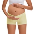 thumbnail image 3 of INNERSY Women's Cotton Boyshorts Under The Bump Pregnancy Postpartum Maternity Underwear 4 Pack(M,Soft Bloom), 3 of 10