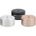 thumbnail image 5 of Hi-Fi Innovation: Aluminum Speaker Isolation For Audio Equipment, Floor Protectors With Non-Slip Rubber Ring, Perfect For Turntable DAC And More, Set Of 4pcs, Black, 5 of 5