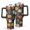 Black-4, variant on Halloween Modern 40oz Tumbler– Stainless Steel Insulated Tumbler with Handle and Straw, Large Capacity Travel Cup for Hot & Cold Drinks