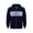 Navy, variant on WREESH Men's Color Block Zip-Up Hoodie Sweatshirt Lightweight Athletic Sports Jacket with Pockets Black