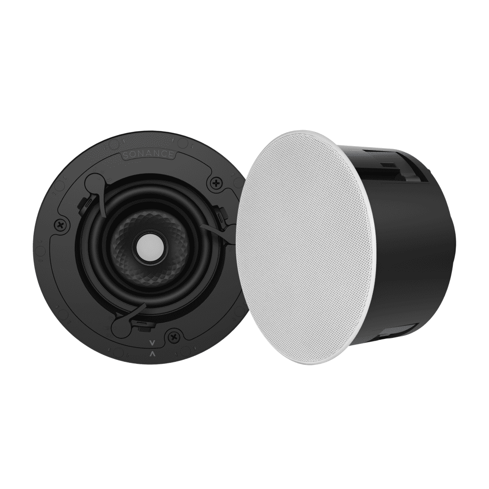 Sonance VX46R Visual Experience 4.5" Round In-Ceiling Speakers (Pair), White