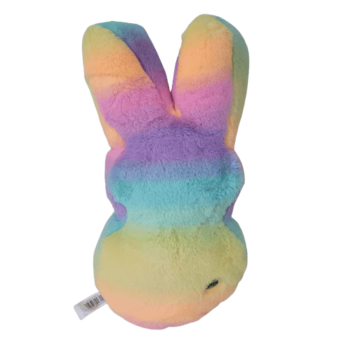 peeps rainbow plush bunny