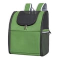 thumbnail image 1 of Bolsa de viaje con ventilación Mochila para mascotas para perros pequeños Gatos Capacidad 35 ml Jaula Verde Yuyangstore Organizador de viajes, 1 of 8