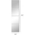 thumbnail image 5 of Wall Mirror Full Length (Glass, 10''x10''x 8PCS), Large Full Body Mirror Tiles for Door, Bedroom, Home Gym, 5 of 5
