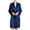 Midnight Blue, variant on Women's Silk Sleepwear 100% Silk Robe