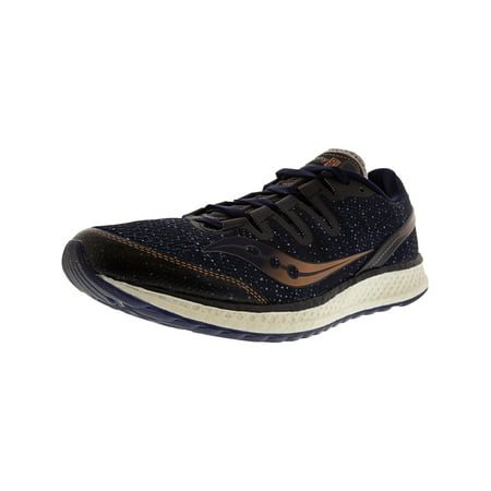 Saucony Men's Freedom Iso Navy / Denim Copper Ankle-High Mesh Running Shoe -