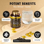 Maju Superfoods Black Seed Oil Softgels, 3X Thymoquinone, 60 Count