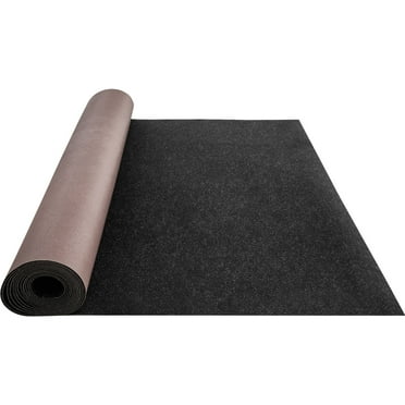 SKYSHALO 6 ft x 23 ft Charcoal Black Marine CarpetGrade Carpet for Boats with Waterproof Back Outdoor Rug for Patio Porch Deck Garage Outdoor Area Rug Runner Non-Slide Porch Rug