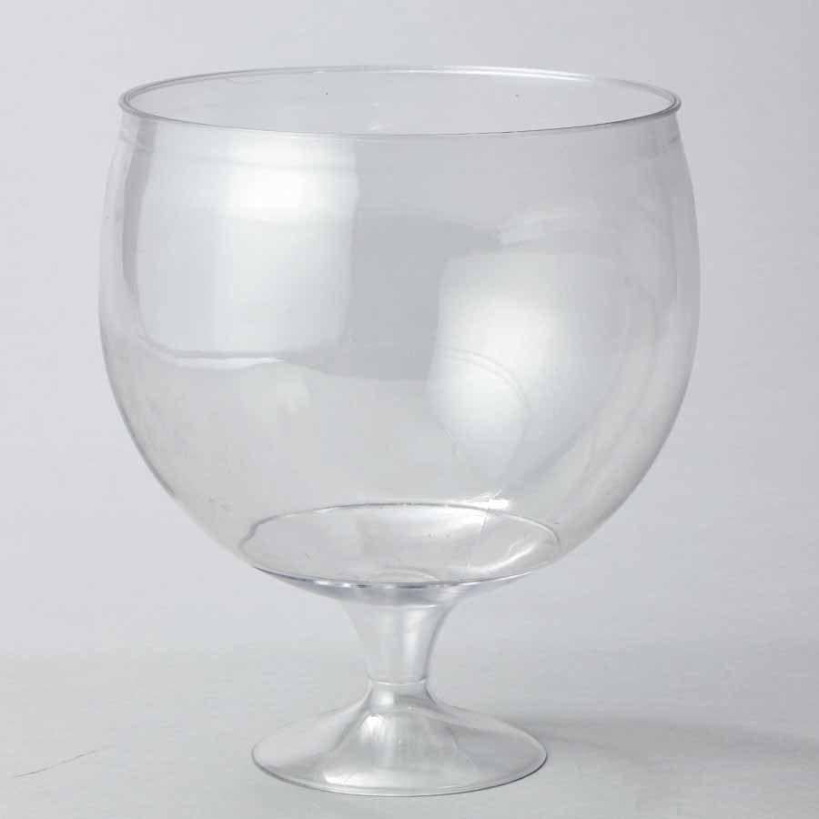 Plastic Jumbo Drinking Glass Disposable Cup, Clear, 9Inch