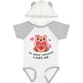 thumbnail image 3 of Inktastic My Great Grandma Loves me- bear and hearts Boys or Girls Baby Bodysuit, 3 of 5