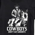 thumbnail image 3 of Yellowstone - Rip Cowboys Don't Say Goodbye - Men's Short Sleeve Graphic T-Shirt, 3 of 6