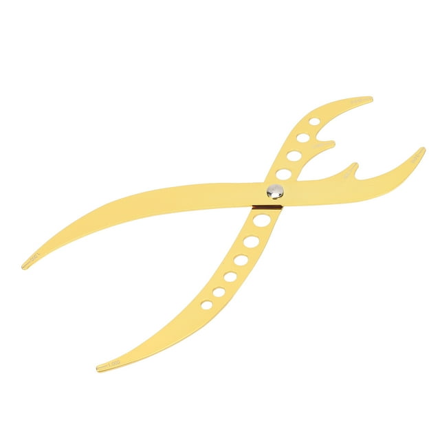 Eyebrow Ruler, Eyebrow Golden Ratio Ruler Measure Tool for Microblading Gold,Rose Gold,Black