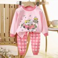thumbnail image 2 of NOLDARES Toddler Baby Boy Clothes Fall Winter Outfits Long Sleeve Sweatshirt and Pants Set Zip Shirt+Pants Sets 2pcs Casual Clothing(Pink,1-2 Y), 2 of 5