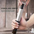 thumbnail image 4 of Wine Stoppers Wine Saver Pump With Wine Bottle Stoppers,stainless Steel, 4 of 4